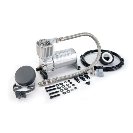 VIAIR Silver Compressor Kit, 12V, 15Prcnt Duty, S 10010